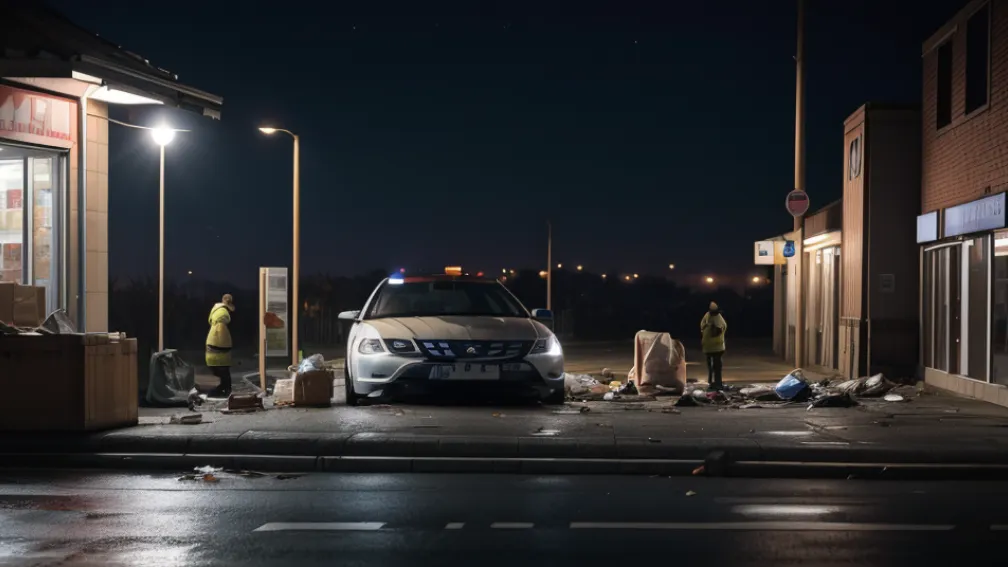 Poliţia din Köln a prins un hoţ într-un supermarket: prins în flagrant cu trei genţi pline cu bunuri furate