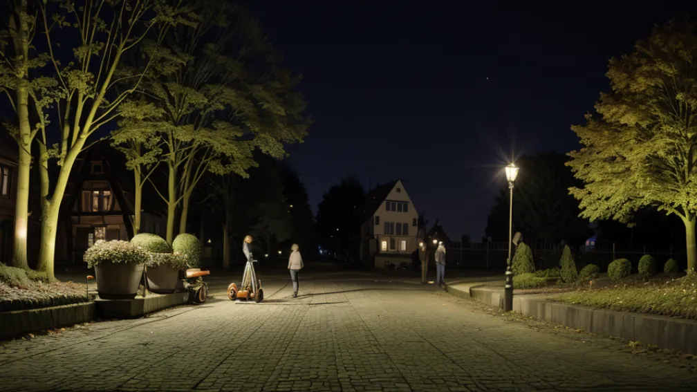 Bărbat cu drujbă și trotinetă electrică, prins după ce a furat unelte de grădină în Bremen