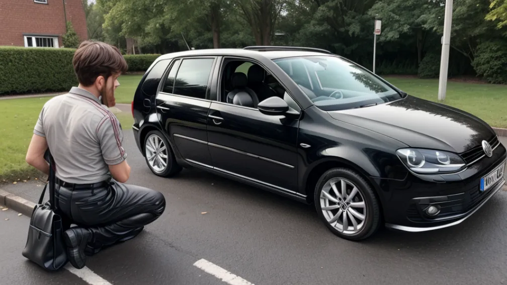 Germania: Hoții au spart un geam la un VW Golf, pagubele depășesc valoarea bunurilor furate