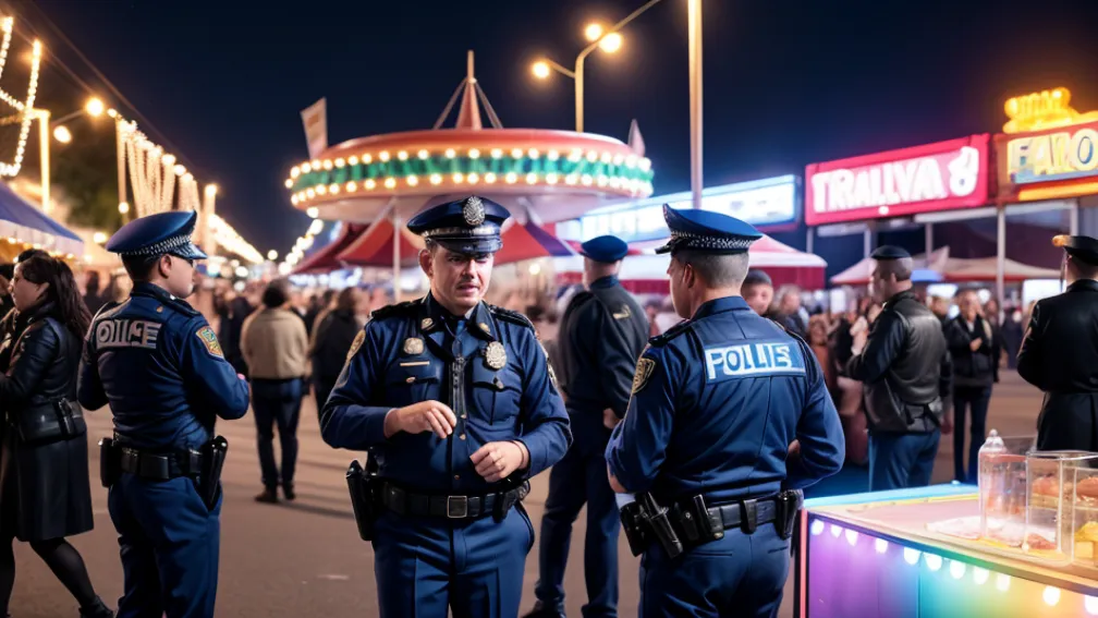 Poliția din Mechernich a reținut un bărbat agresiv la un târg