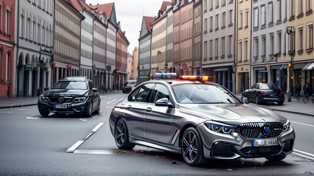 Accident rutier la Nürnberg: Un șofer de 80 de ani rănit ușor după coliziunea cu un BMW condus de un tânăr de 30 de ani