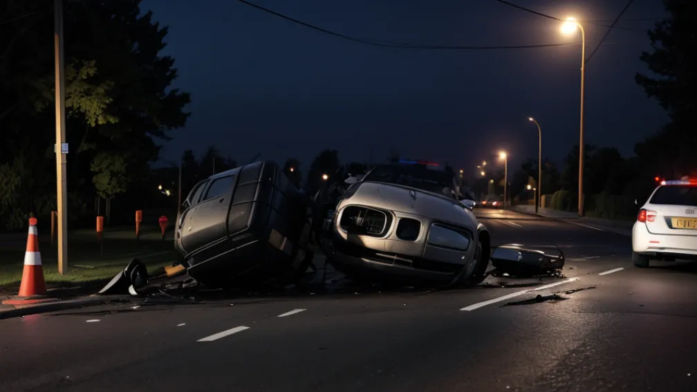 Şoferiţă de 25 de ani, beată la volan, s-a răsturnat cu maşina în Berlin şi a fost operată de urgenţă