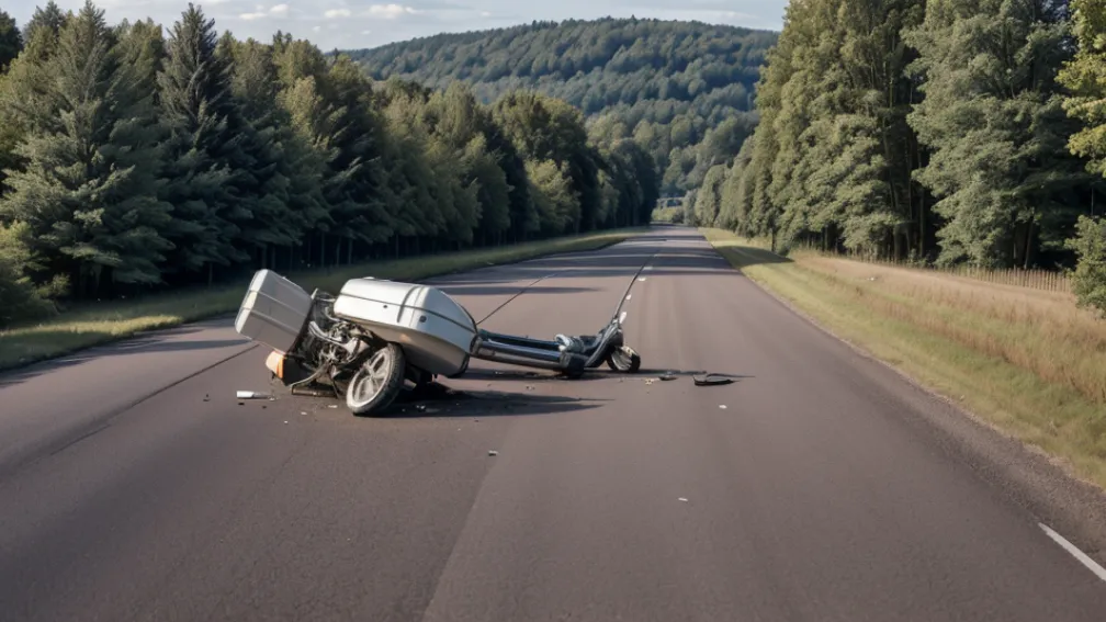 Accident grav în Germania: Motociclist rănit după coliziunea cu un tractor în Hamm