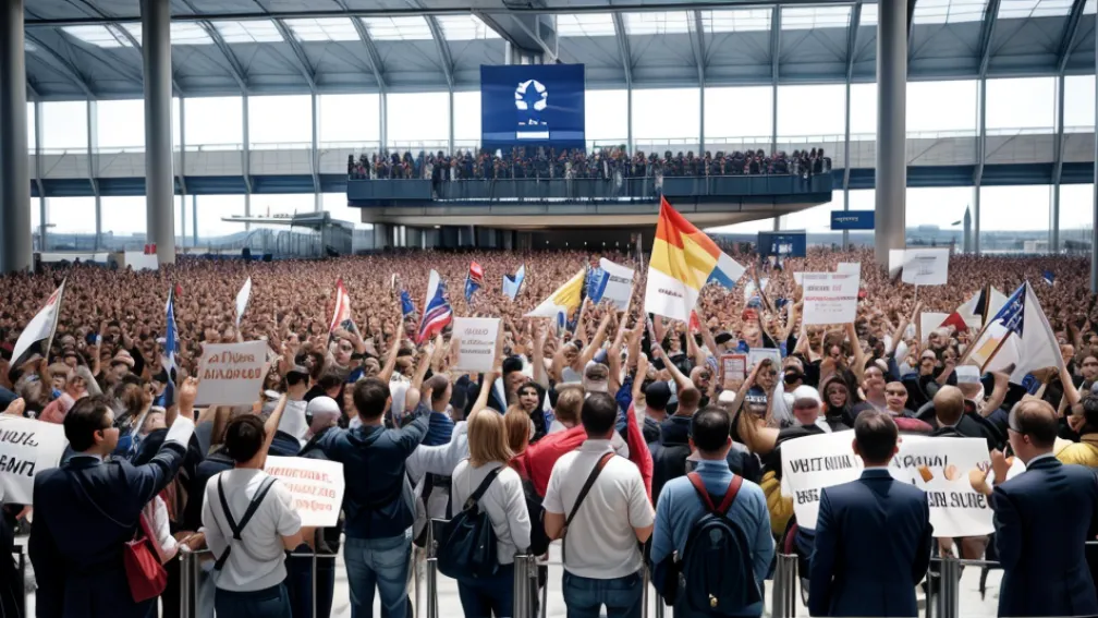 Primire triumfală la Viena: Fanii i-au făcut o surpriză emoționantă "eroului" Eurovision JJ pe aeroport