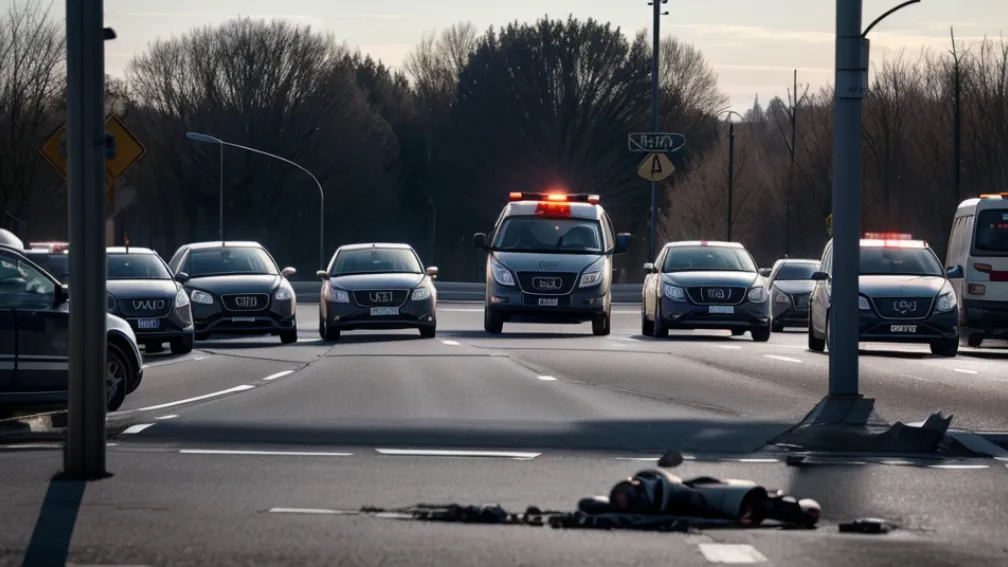 Accident Mortal în Germania: Un ciclist de 78 de ani, lovit pe autostrada B40 lângă Flörsheim