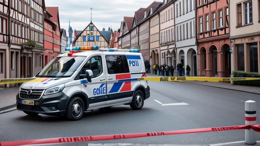 Germania: Poliția a împușcat un bărbat cu cuțit care a atacat un ofițer în Plauen