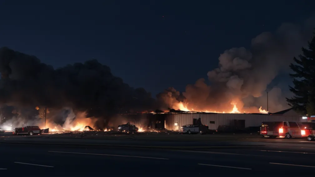 Incendiu major în Ansbach, Germania: Șapte persoane rănite într-un bloc de locuințe