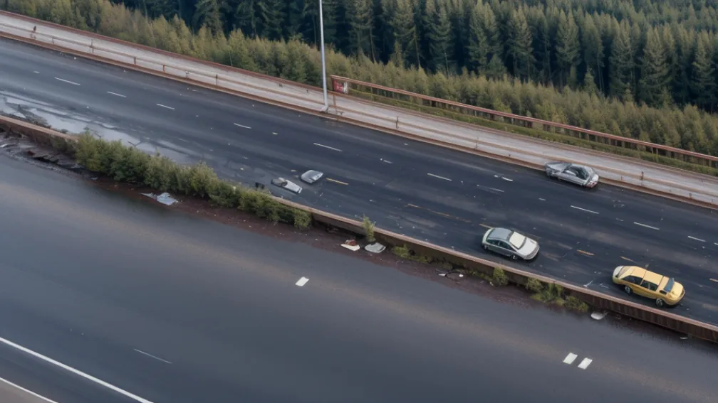 Accident grav pe autostrada A643 în Germania: Doi răniți, trafic restricționat