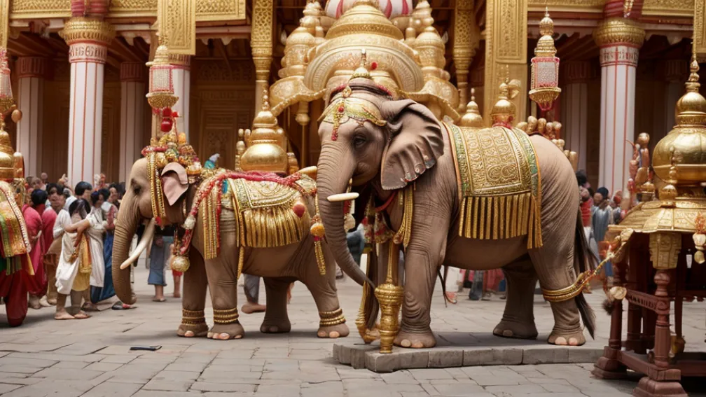 Elefant scăpat de sub control a atacat mulțimea la un festival religios din India: Zeci de răniți