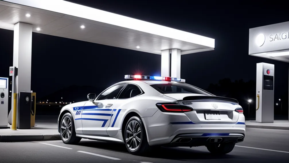 Șofer de Porsche, prins de poliție în Dortmund după ce a furat benzină de €115