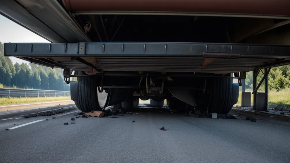 Camion românesc, oprit de poliția germană pe A8 cu 23 de defecțiuni grave