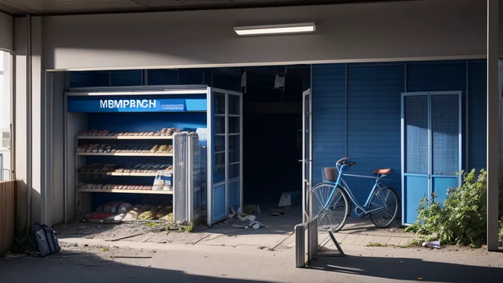 Jaf violent într-un supermarket din Frankfurt: Hoțul a folosit spray cu piper și un lanț