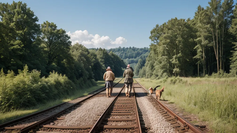 Câinele Rudi, dispărut de acasă, se întoarce după o aventură pe șinele de tren din Germania