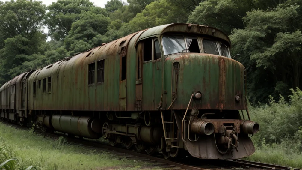 Descoperire macabră: Un "cimitir de locomotive" abandonate în inima Angliei