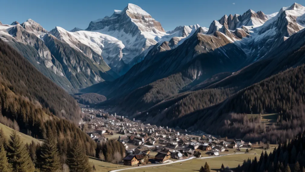 Elveția: Evacuare de urgență în Alpi din cauza amenințării unei alunecări gigantice de teren. 300 de locuitori, forțați să-și părăsească casele