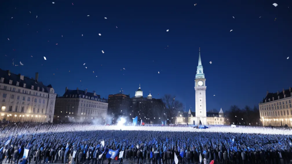 Peste 40.000 de fani HSV au sărbătorit dubla promovare într-o petrecere grandioasă în Hamburg