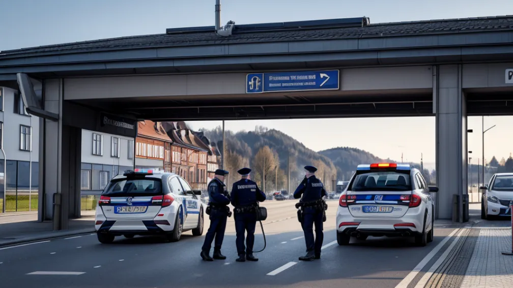 Controale extinse ale poliției în Heppenheim: Cuțit confiscat de la un adolescent, nereguli depistate în trafic