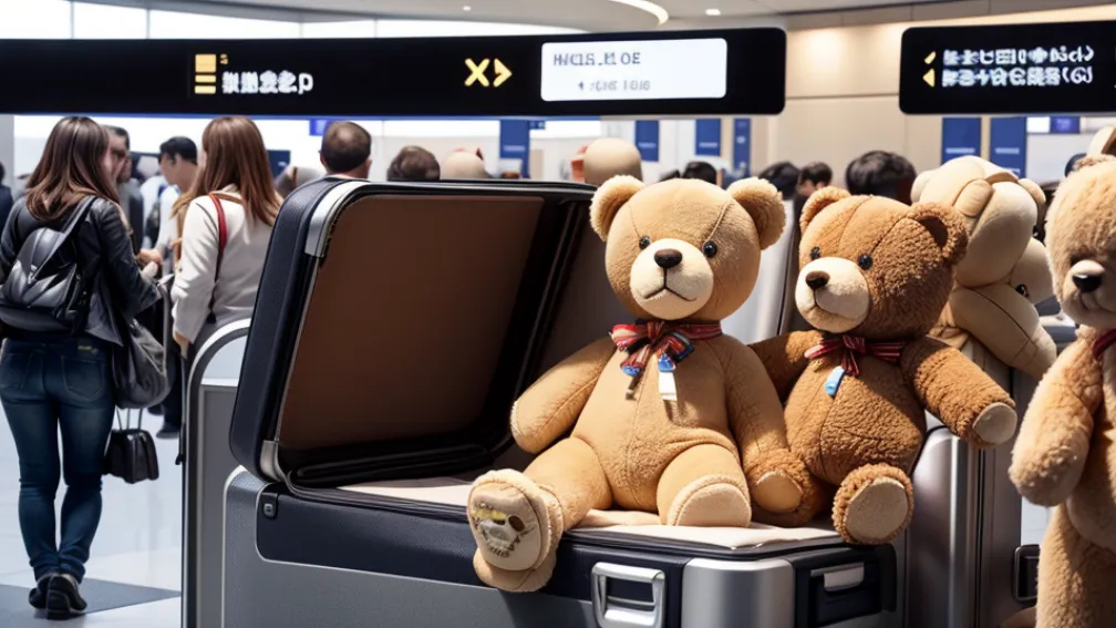 Metodă inedită de contrabandă: Un bărbat a ascuns aur în ursulețul de pluș pe aeroportul din München