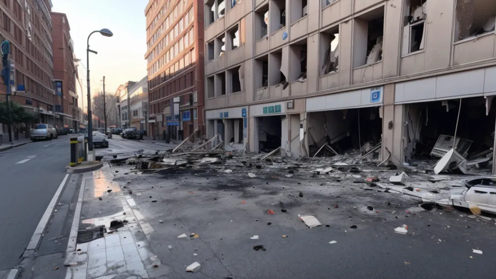 Explozie la un bancomat în Germania: Autorii, căutați intens inclusiv cu elicopterul