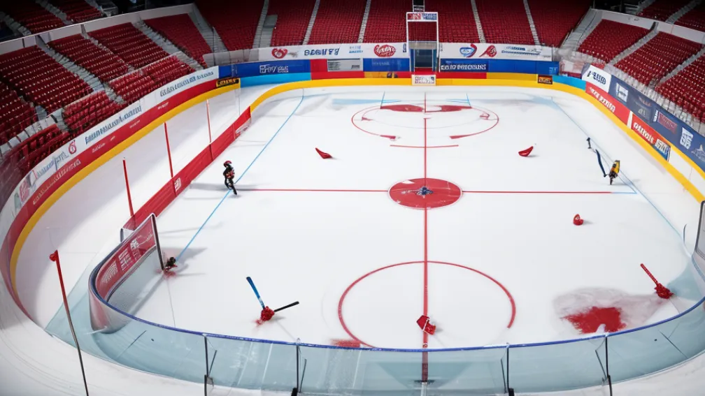 Arbitrul NHL Chris Rooney, rănit grav la cap de o crosă în timpul unui meci din playoff