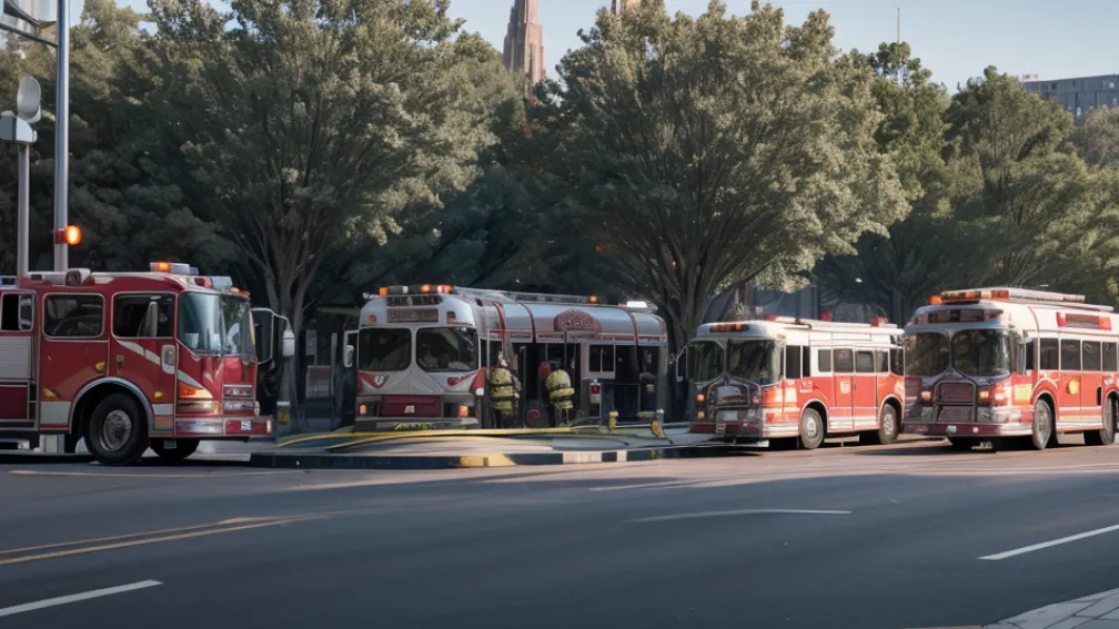 Accident la Kiel: Un autobuz a lovit un pieton, mai multe persoane rănite