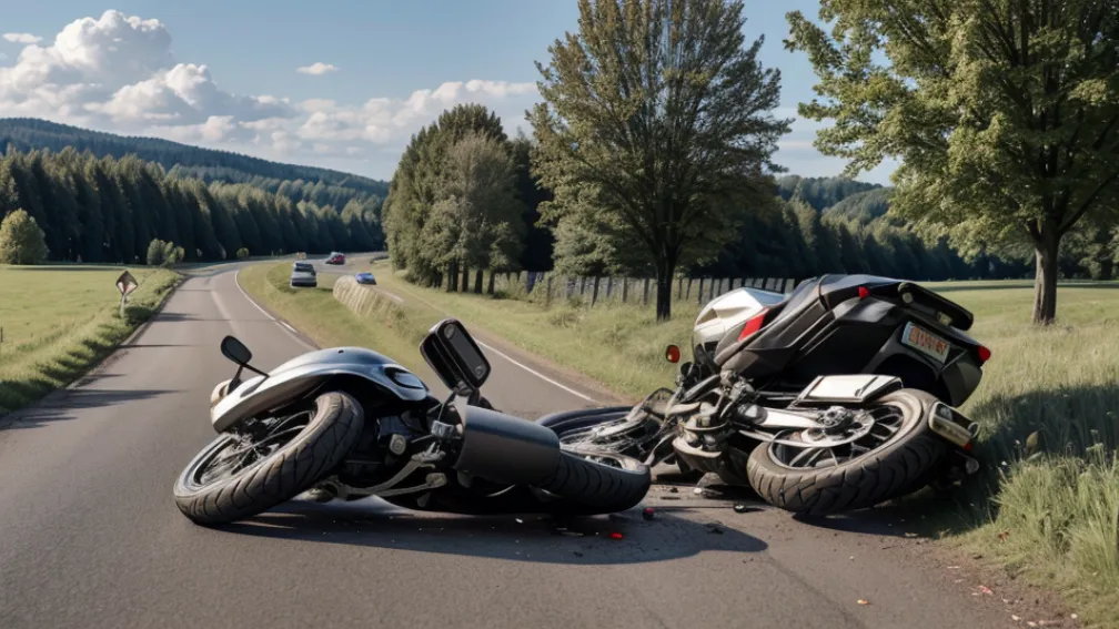 Accident cu motocicleta în Germania: Elevă la școala moto (24 ani) rănită ușor