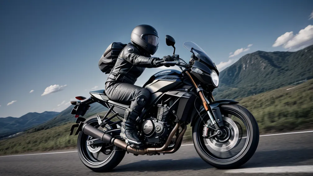 Motociclistul a scăpat de poliție cu 200 km/h în Germania