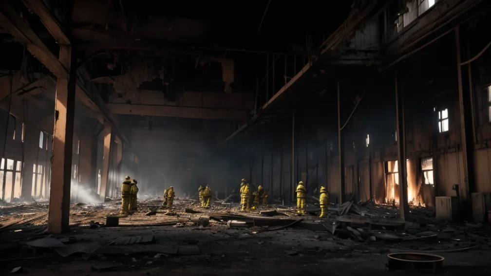 Incendiu la o fabrică din Ulm, Germania: Muncitori răniți, echipamente distruse