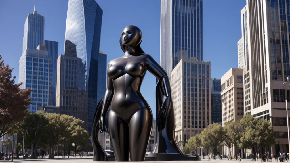 Scandal în San Francisco: Statuia gigantică din oțel a unei femei nud provoacă controverse aprinse