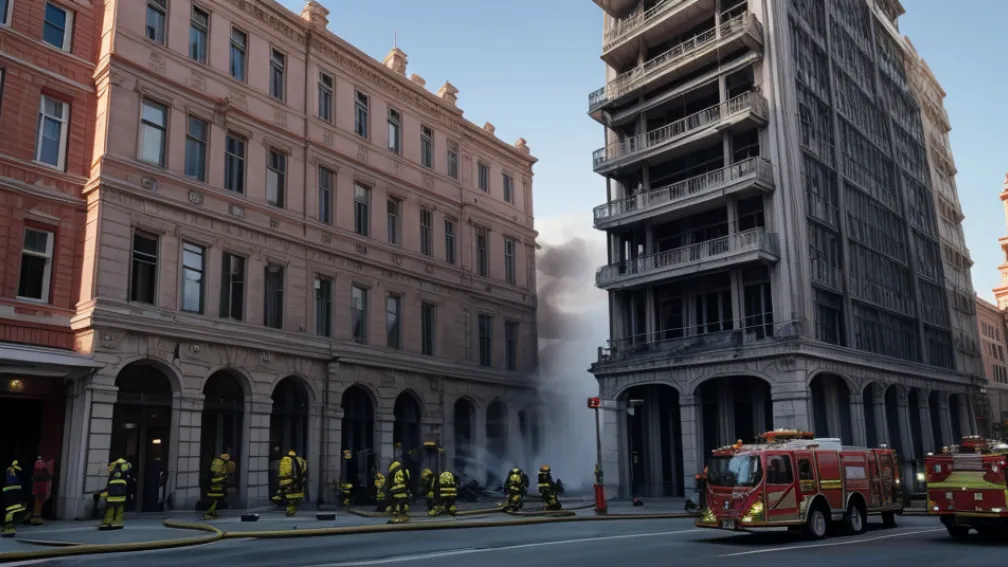 Incendiu la Ulm: Focul lângă o clădire a fost stins rapid, poliția caută martori