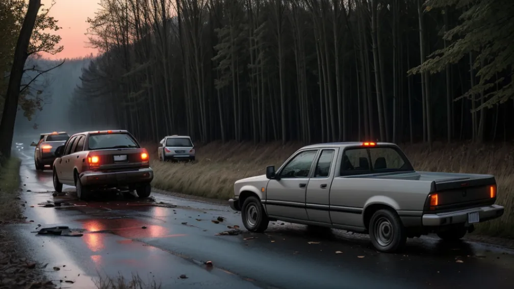 Accident mortal în Germania: Șofer de 19 ani a decedat într-o coliziune frontală cu un camion, trei adolescenți sunt grav răniți