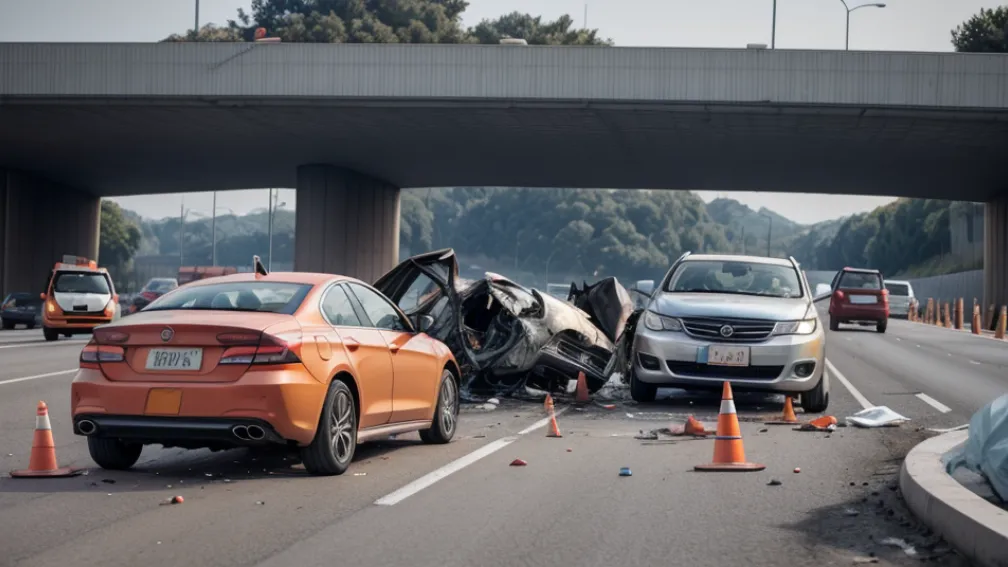 Accident pe autostrada B9 în Germania: Două persoane rănite ușor după o coliziune la schimbarea benzii