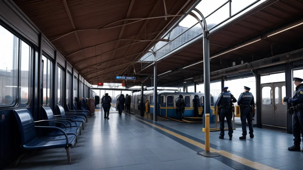 Bărbat reținut în Karlsruhe, Germania, pentru hărțuire într-un tren