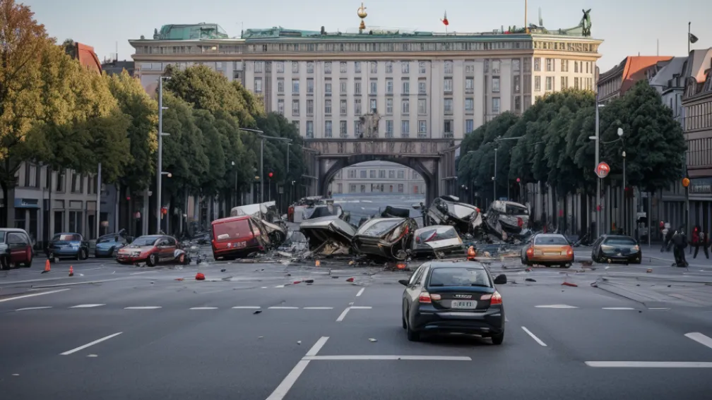 Accident mortal la Berlin: Șofer de 67 de ani a decedat după o coliziune pe Seestrasse