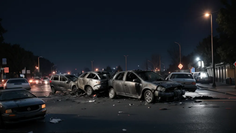 Hannover: Şofer beat de 21 de ani a furat maşina bunicii şi a provocat un accident