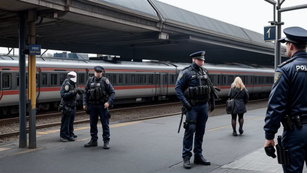Incident la Mannheim: Un bărbat înarmat cu cuțite, reținut la gara centrală