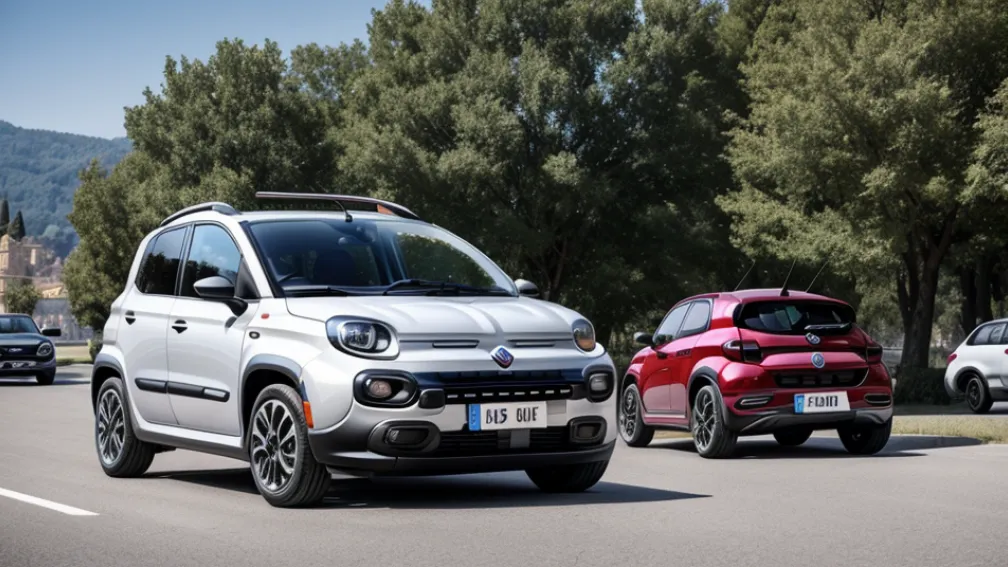 Un Fiat Panda ultra-subțire a furat show-ul la o întâlnire în Italia: „Cu mașina asta oricine poate parca”