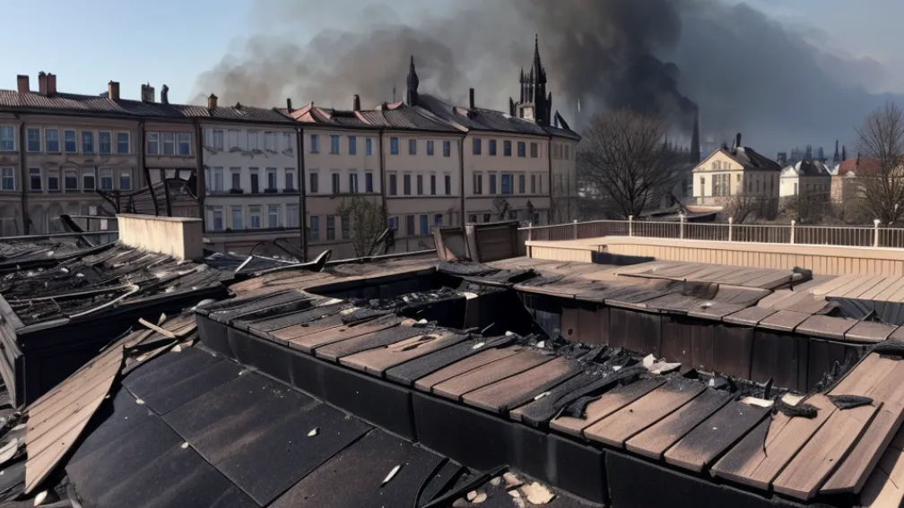 Kassel: Un bărbat, rănit grav într-un incendiu provocat de un grătar pe gaz; apartamentul, distrus