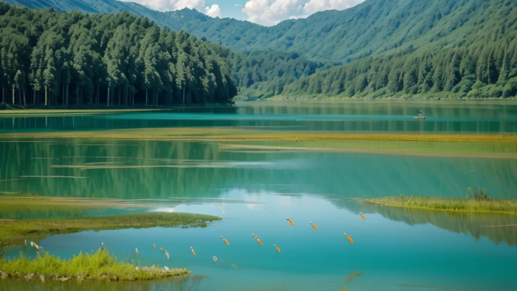 Fenomen "suprarealist" în China: Sute de pești sar în masă din Lacul Dianchi, parcă ar fi "scuipați" afară