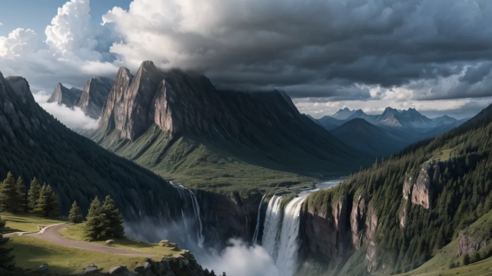 Fenomen natural spectaculos: O «cascadă de nori» filmată pe Muntele Jinfoshan din China