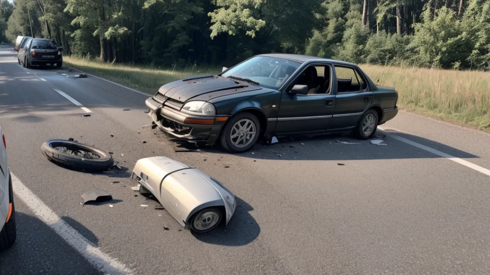 Accident grav în Hennef, Germania: Motociclist de 21 de ani, rănit serios după o coliziune frontală