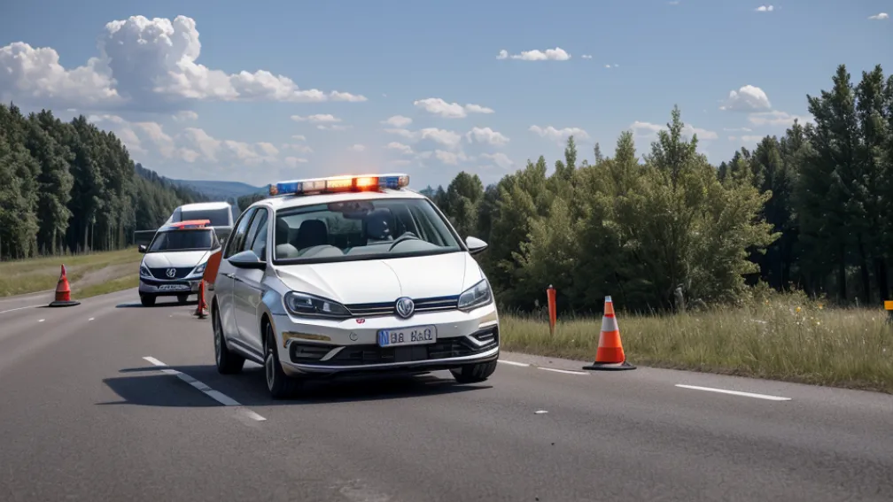 Accident grav în Germania: Un Volkswagen Golf s-a ciocnit cu un autocar, mai mulți răniți