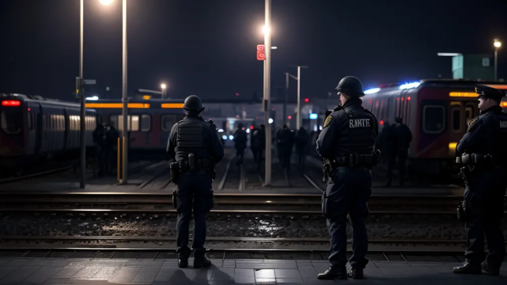 Altercație violentă cu cuțite la gara principală din Bremen: Doi bărbați arestați