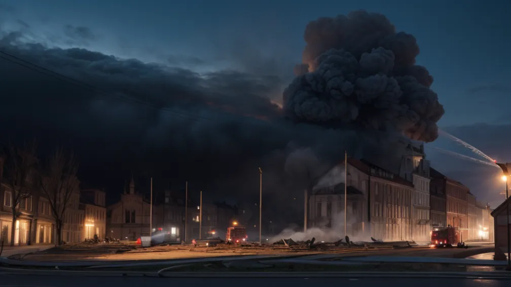 Incendiu în Hemmoor: Un restaurant abandonat a ars, pompierii au salvat o clădire vecină