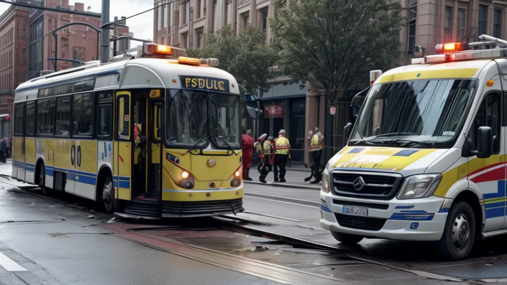 Accident grav în Düsseldorf: Tramvai a lovit o femeie din Duisburg, rănită critic