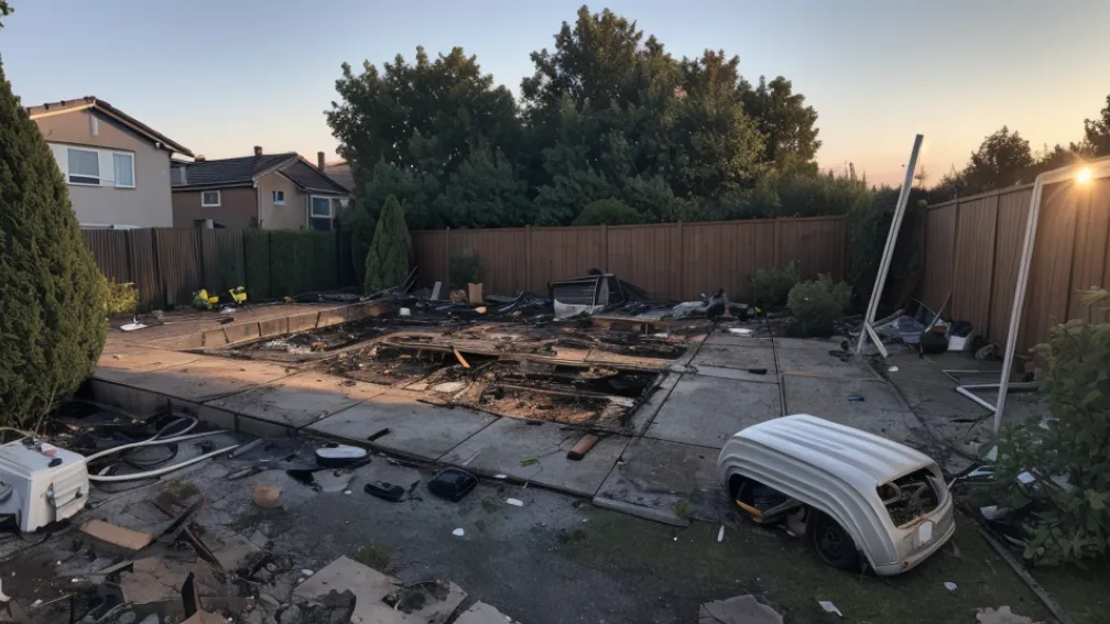 Explozie pompă de căldură pentru piscină în Germania, urmată de incendiu