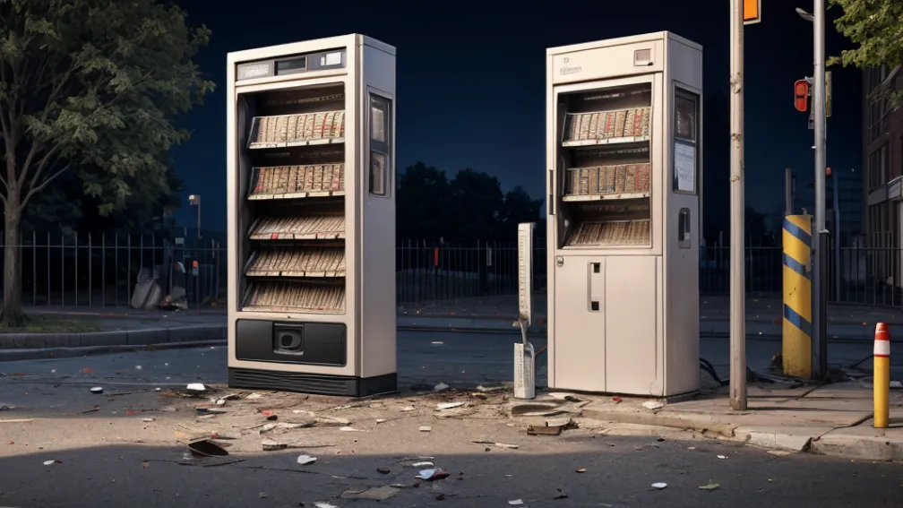 Automat de țigări aruncat în aer în Germania: Poliția caută martori