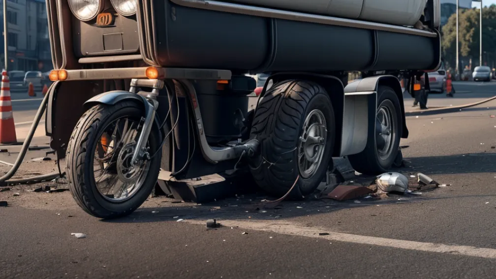 Accident grav în Germania: Ciclist pe bicicletă electrică, rănit într-o coliziune cu o cisternă