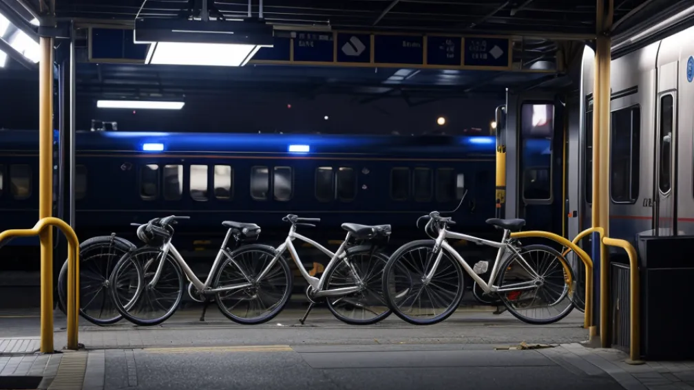 Hoț de șei de biciclete prins la Gara Centrală din Magdeburg