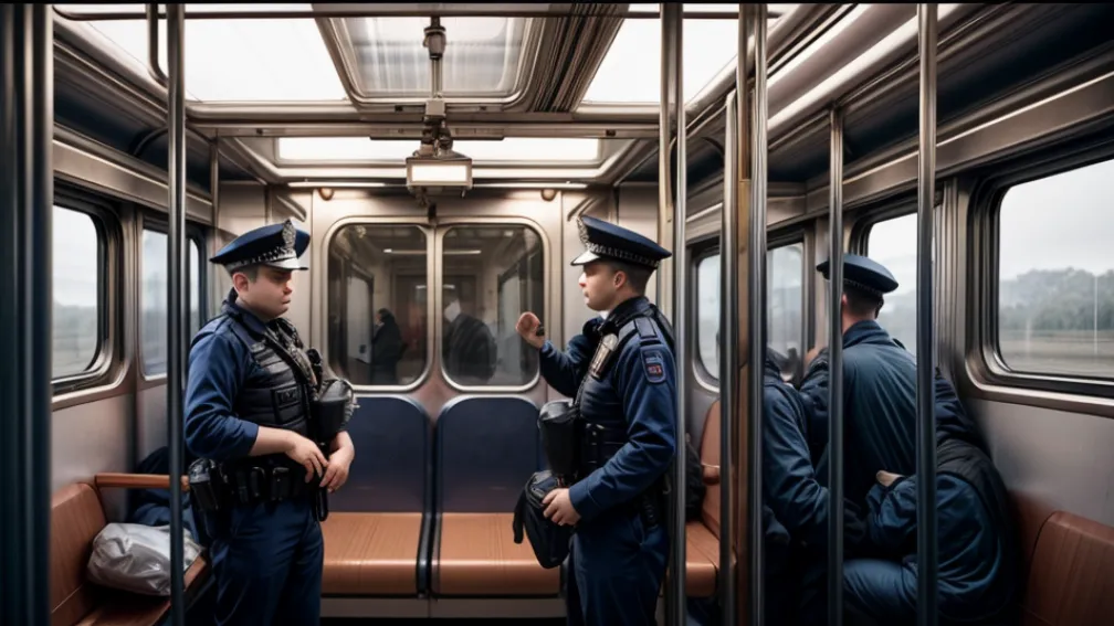 Un pasager beat a opus rezistență poliției federale într-un tren ICE din Germania